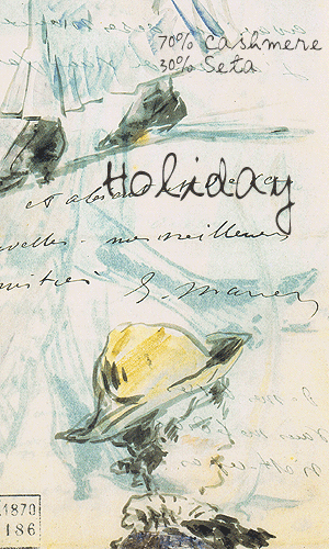 Holiday All sweaters use 70% cashmere 30% seta made in Italy and does the needle punch.